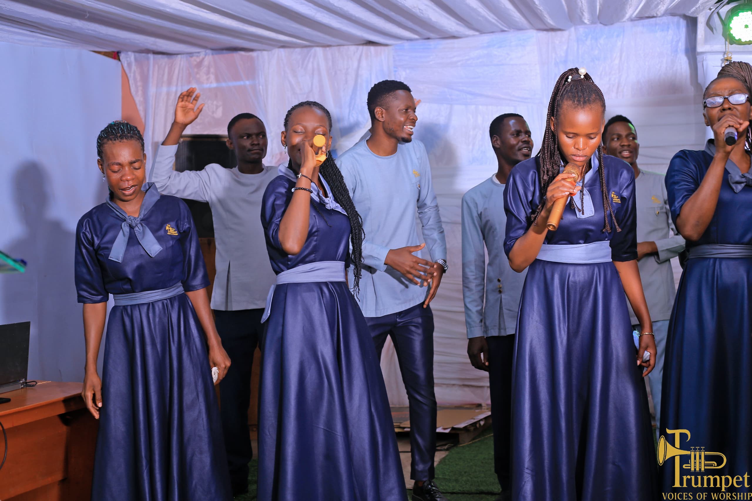 Musicians and singers in worship